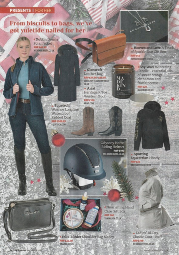 MadeKind featured in Your Horse magazine - December 2023