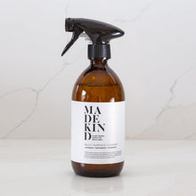 Load image into Gallery viewer, Photo of MadeKind Multi Surface Cleaner in amber glass bottle
