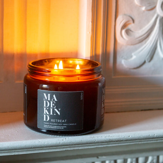 Soy Wax Aromatherapy Candle - Retreat 500ml