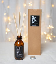 Load image into Gallery viewer, Photo of awaken reed diffuser bottle with lid of and box
