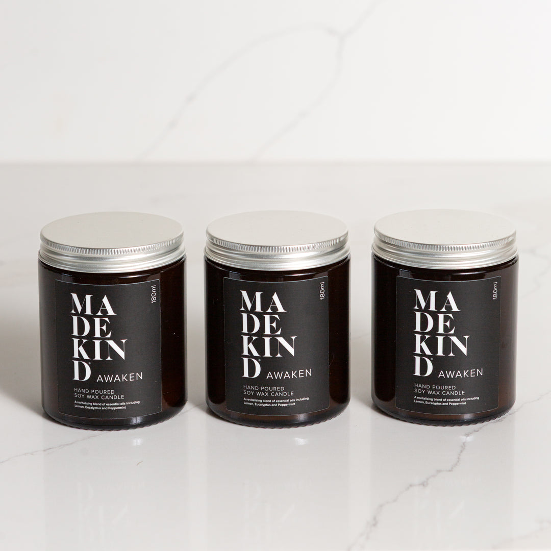 Soy Wax Aromatherapy Candle - Awaken 180ml