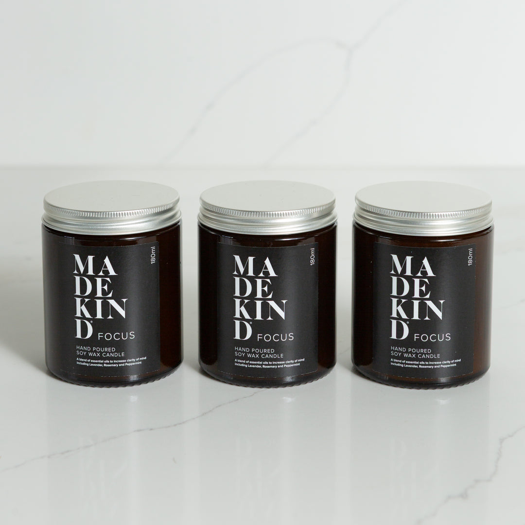 Soy Wax Aromatherapy Candle - Focus 180ml