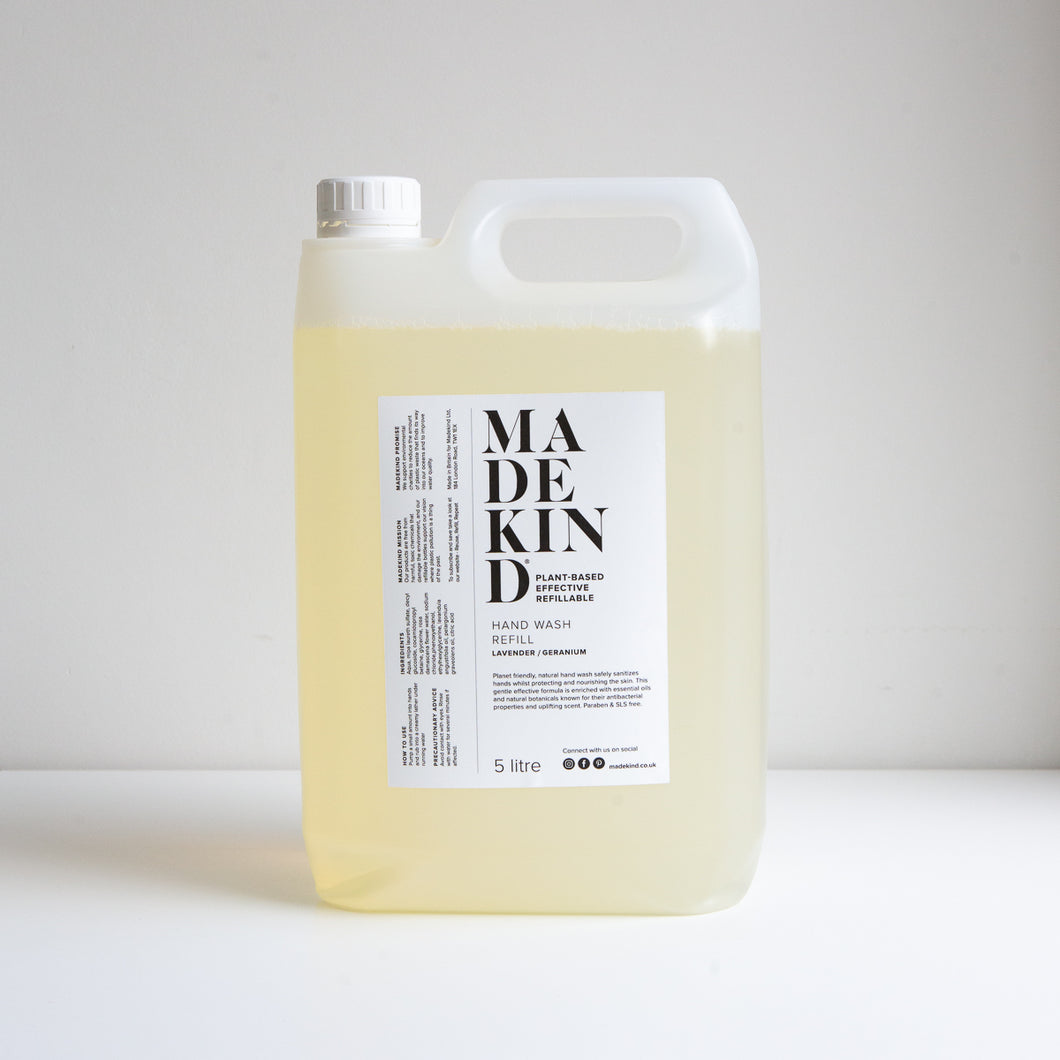 Hand Wash 5 Litre Refill (pump sold separately)