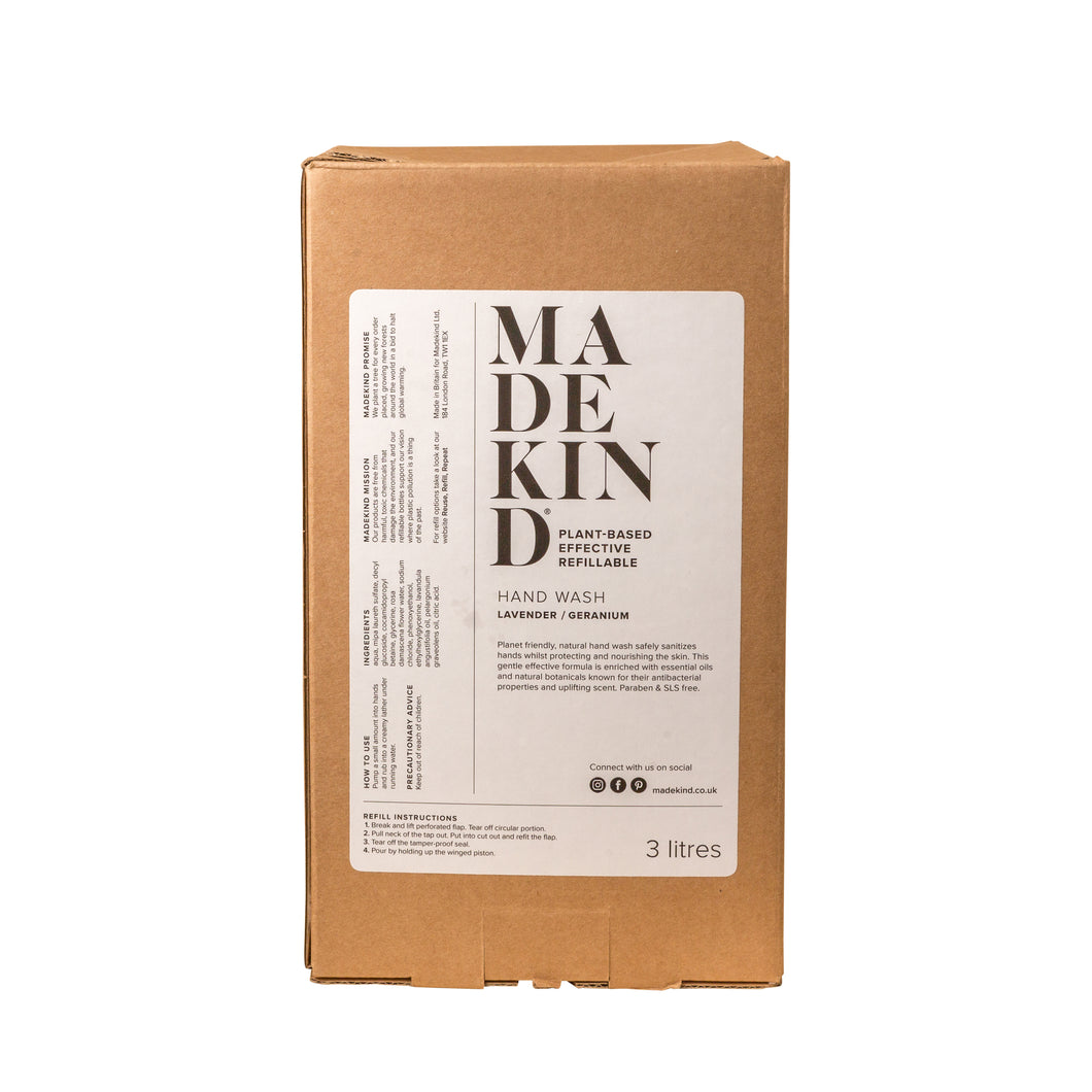 Photo of MadeKind Natural Hand Wash Refill 3 Litre