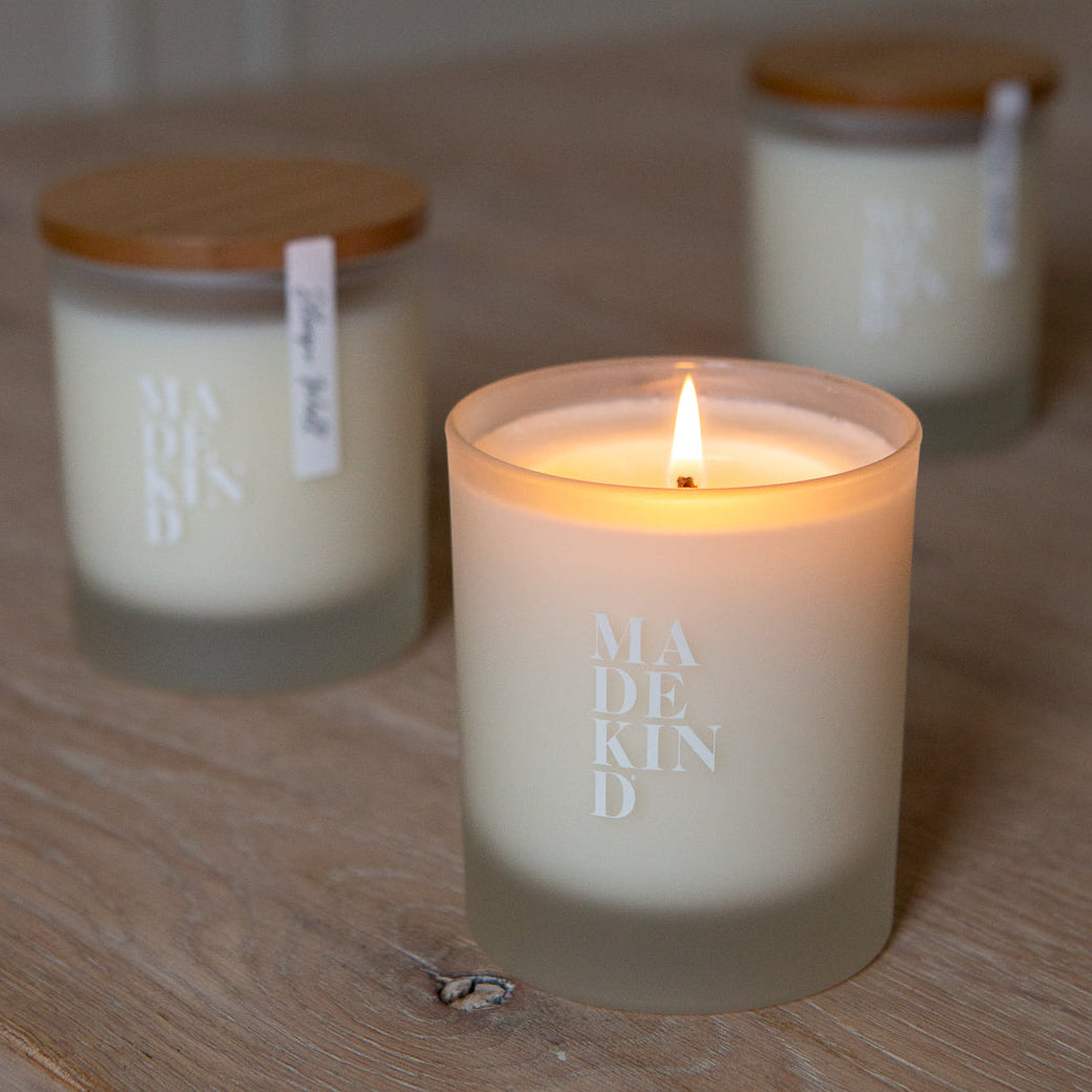 MadeKind aromatherapy 'sleep well' candle blended to enhance a good nights sleep