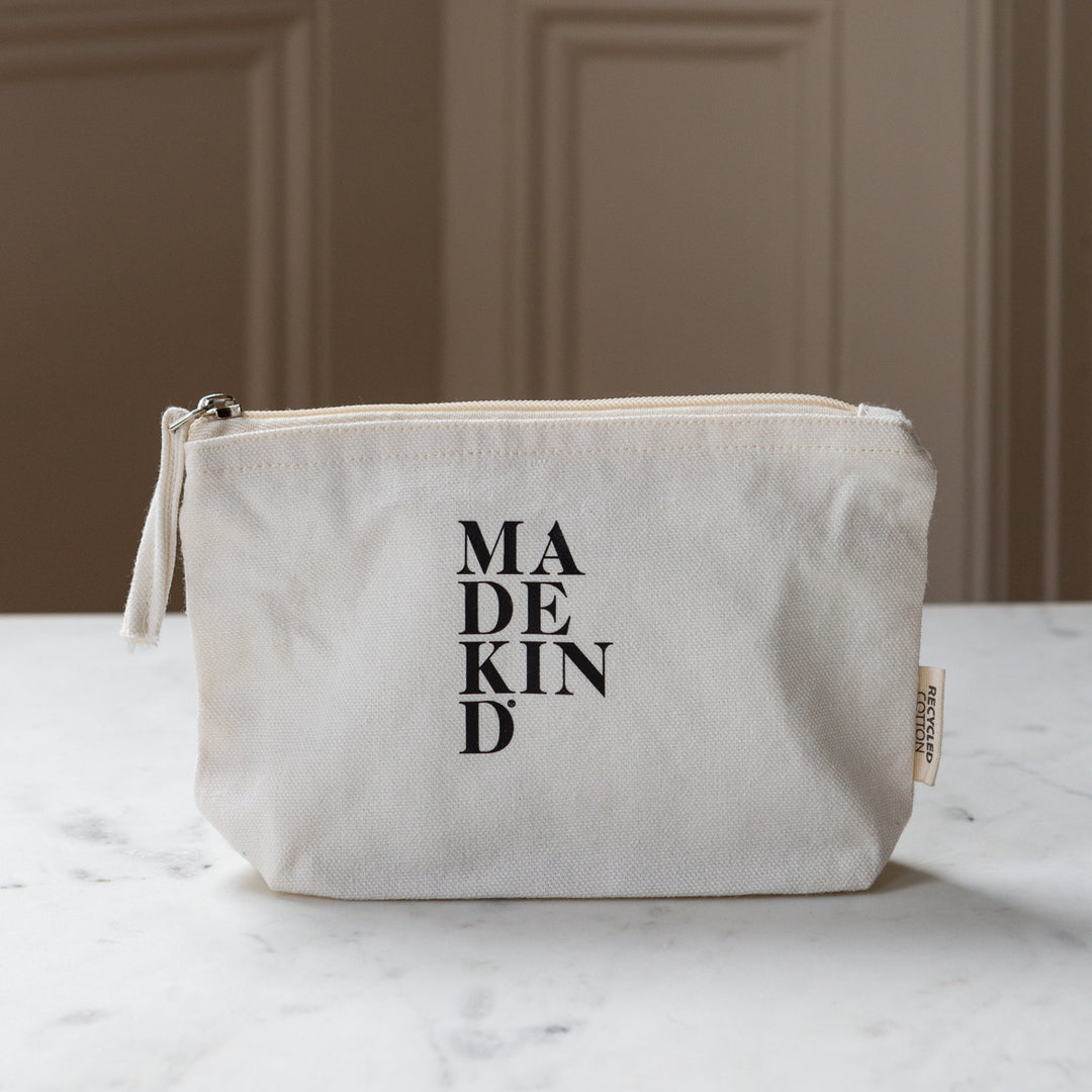 MadeKind Wash Bag with Travel Size Natural Toiletries