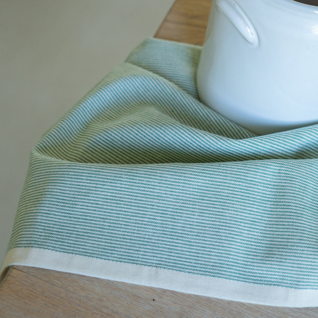 Organic Cotton Striped Tea Towel