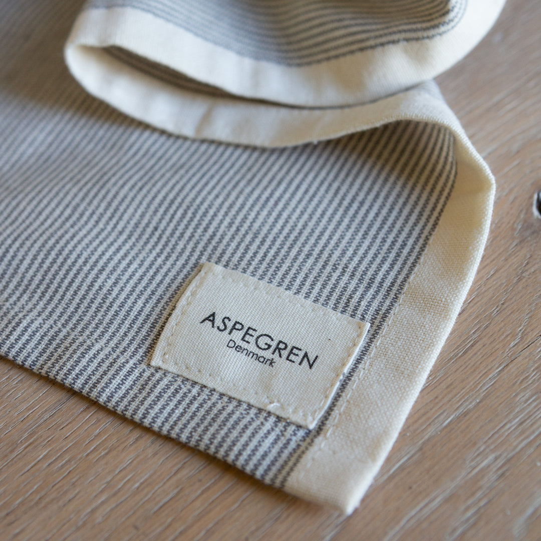 Organic Cotton Striped Tea Towel