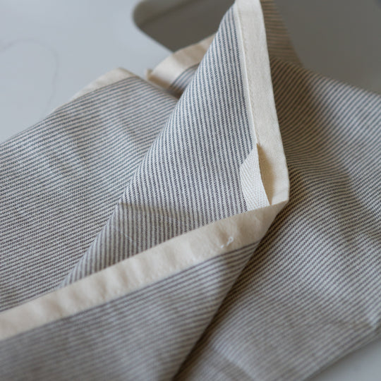 Organic Cotton Striped Tea Towel