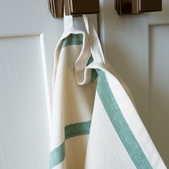 Organic Cotton Striped Tea Towel
