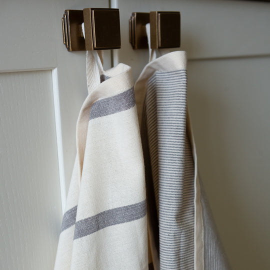 Organic Cotton Striped Tea Towel