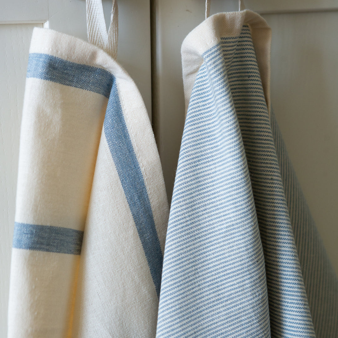 Organic Cotton Striped Tea Towel