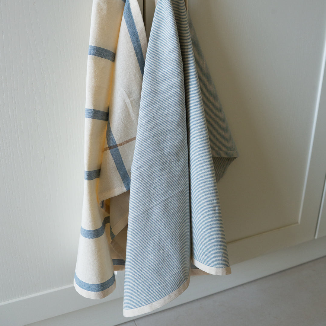 Organic Cotton Striped Tea Towel