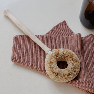 Redecker wooden dish brush with coconut fibres