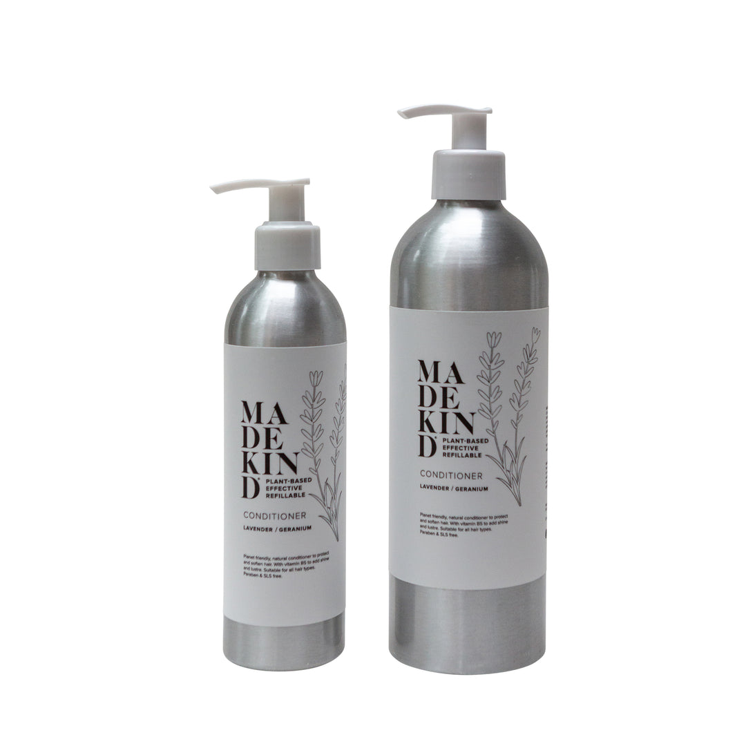 Photo of MadeKind natural conditioner in 2 sizes, 250ml and 500ml