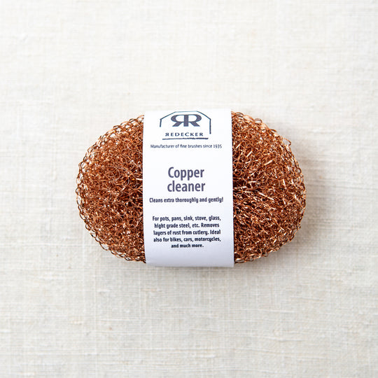 Photo of a Redecker copper scourer
