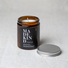 Load image into Gallery viewer, Madekind Focus soy wax aromatherapy candle 180ml
