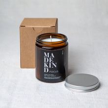 Load image into Gallery viewer, Madekind Focus soy wax aromatherapy candle 180ml
